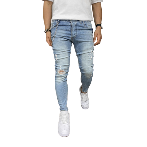 Jean Βlack Island 6585 Μπλέ Skinny fit